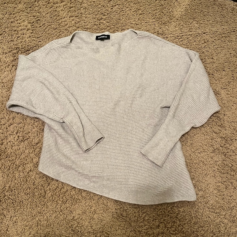 Express asymmetrical sweater